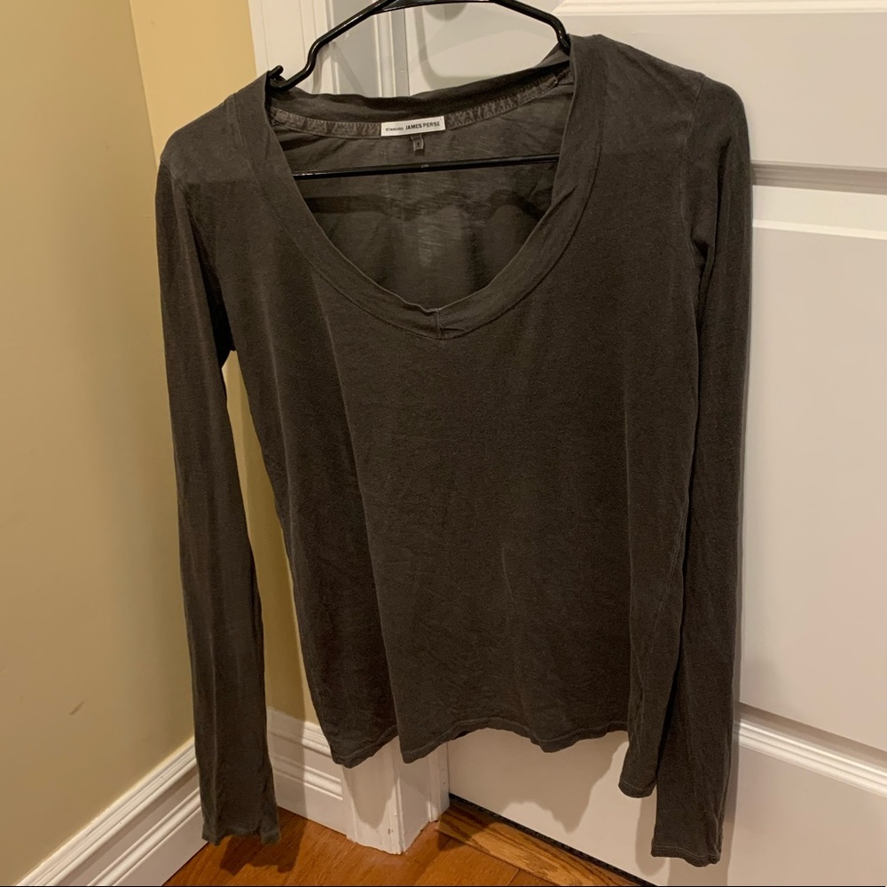 James Perse Long Sleeve Top